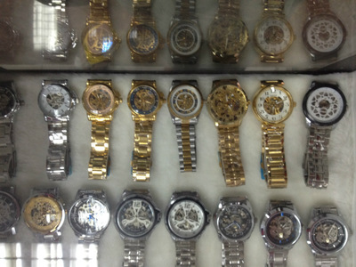 【工厂热销黄金手表 品牌手表 手表批发】价格,厂家,图片,广州当然贸易-